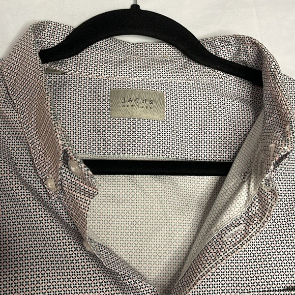 JACHS NEW YORK SHORT SLEEVE PATTERNED BUTTON DOWN (L) - Picture 4 of 8